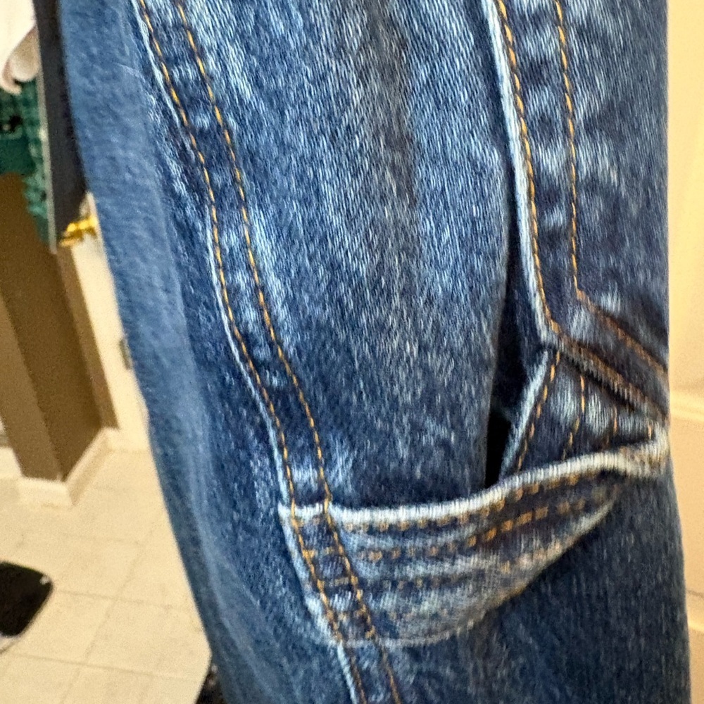 Women's Flat Blue Starch Jeans sz 24 - Picture 9 of 12